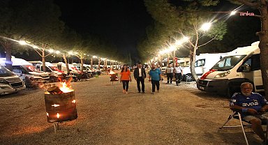 Akhisar Belediyesi Karavan Parkı tatilcilerin gözdesi oldu