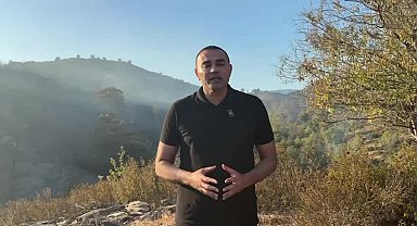 Alanya’daki orman yangını...Kaya: Gece görüşlü helikopter ve uçakların olmamasından dolayı gece tekrar yangınların meydana gelme riski var