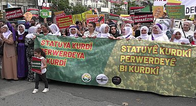 Anadilde eğitim ve Kürtçe’nin yasal statüsü için yürüdüler
