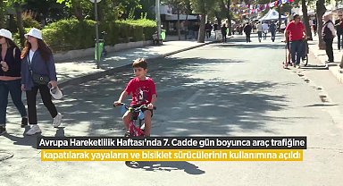Ankara Büyükşehir Belediyesi, Bahçelievler 7. Cadde'yi yayalar ve bisikletlilere açtı