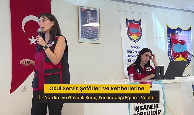 Ankara Büyükşehir Belediyesi’nden okul servis şoförlerine ve rehberlerine eğitim