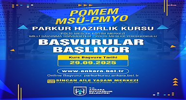 Ankara Büyükşehir Belediyesi'nin POMEM, MSÜ ve PMYP parkur kursu başvuruları başlıyor