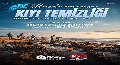 Antalya Büyükşehir Belediyesi’nden Uluslararası Kıyı Temizleme Günü etkinliği