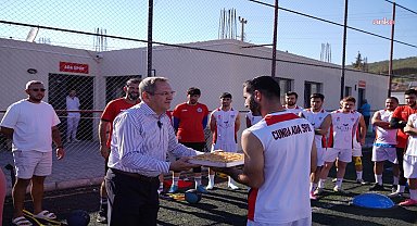Ayvalık Belediye Başkanı Ergin’den Adaspor’a ziyaret 