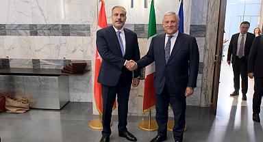 Bakan Fidan, İtalya Başbakan Yardımcısı ve Dışişleri Bakanı Tajani ile görüştü