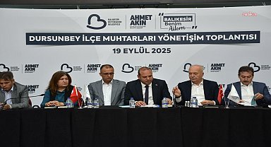 Balıkesir Büyükşehir Belediyesi, Dursunbey’de muhtarlarla buluştu