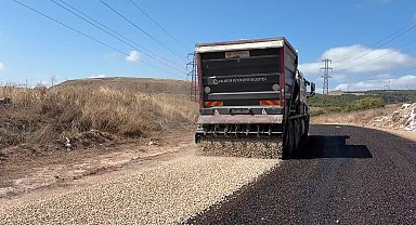 Balıkesir Büyükşehir Belediyesi'nden Son Kurşun Anıtı’na giden yolda asfalt çalışması