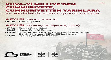 Balıkesir’de kurtuluşun 103'üncü yılı etkinliklerle kutlanacak