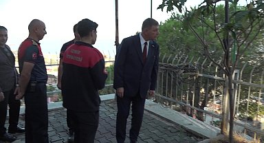 Başkan Tugay İtfaiye Haftası’nda itfaiye personeli ile buluştu