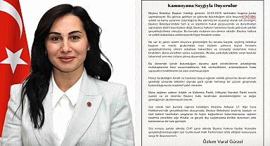 Beykoz Belediye Başkan Vekili Özlem Vural Gürzel, CHP'den istifa etti