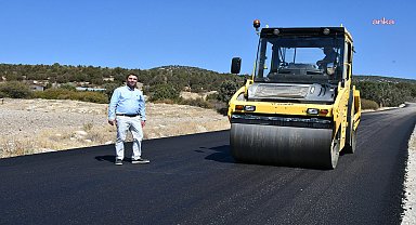 Beylikova'da 7 kilometrelik yol asfaltlandı