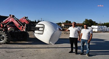 Beylikova’da mısır silajı ve pancar küspesi paketleme sezonu başladı