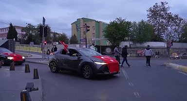 Beyoğlu'nda İnan Güney'e destek konvoyu oluşturuldu