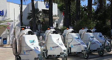 Bodrum Belediyesi, filosuna yeni elektrikli süpürme araçları kattı 