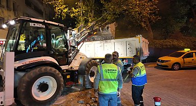 Bornova’da okulların bulunduğu cadde ve sokaklarda asfalt seferberliği
