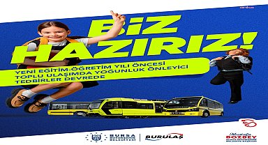 Bursa’da yeni eğitim yılı öncesi toplu ulaşımda ek seferler devrede