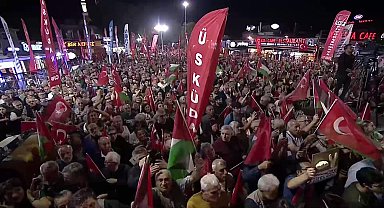 CHP'den ''Filistin' e Destek'' mitingi... Ekrem İmamoğlu: Devletler, Filistin meselesine toplumlardan ya daha farklı ya da çok geç tepkiler vermektedir