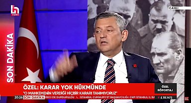 CHP Genel Başkanı Özel: 