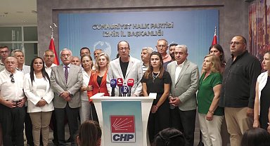 CHP İl Başkanlıklarından 81 ilde ortak açıklama... İzmir İl Sekreteri Türk: 