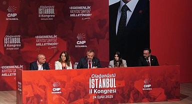 CHP İstanbul İl Kongresi'ne Özgür Özel'den mesaj: Enerjimiz yüksek; bitiremezler. İrademiz çeliktendir; bükemezler. İnsanımız yüreklidir; korkutamazlar. Yolumuzdan çeviremezler