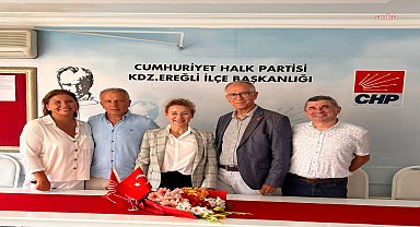 CHP Karadeniz Ereğli’de kadın başkan dönemi… Zerrin Yılmaz Erdoğan, CHP İlçe Başkanı oldu