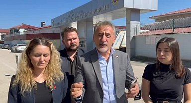 CHP'li Adıgüzel, emekli Albay Özeller'i cezaevinde ziyaret etti: 