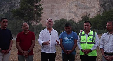 CHP'li Uzun'dan Gökova'daki taş ocağına tepki: 