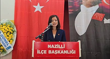 CHP Nazilli İlçe Kongresi’nde Sema Aslıhan Ökmen güven tazeledi
