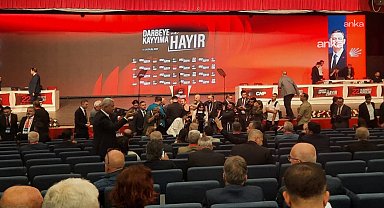 CHP'nin 22'nci Olağanüstü Kurultayı başladı Nazım Hikmet Kültür Merkezi'nde başladı