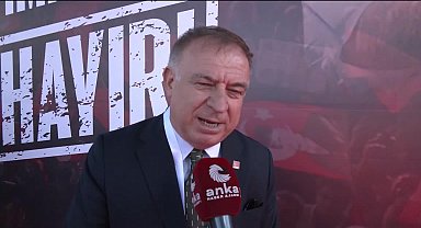 CHP'nin Ankara mitingi... CHP Genel Başkan Yardımcısı Gökan Zeybek: 