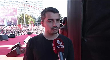 CHP'nin Ankara Mitingi... Hüseyin Can Güner: 