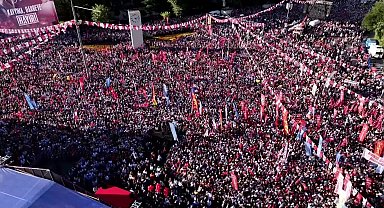 CHP’nin Ankara mitinginde, Ekrem İmamoğlu’nun mesajı okundu: 