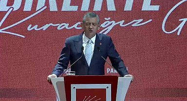 CHP Örgüt Temsilcileri Meclisi Toplantısı... Özgür Özel'den Erdoğan'a: 