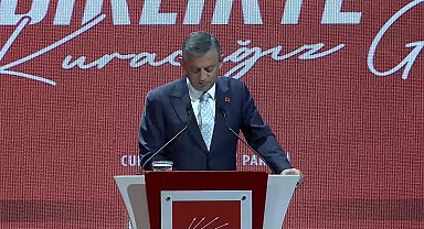 CHP Örgüt Temsilcileri Meclisi Toplantısı... Özgür Özel: 
