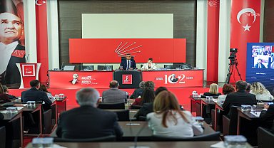 CHP PM, Özgür Özel başkanlığında toplandı