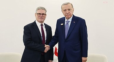 Cumhurbaşkanı Erdoğan, İngiltere Başbakanı Starmer ile görüştü