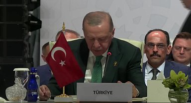 Cumhurbaşkanı Erdoğan: İslam ülkeleri savunma sanayiide kendi kendine yetebilmeli