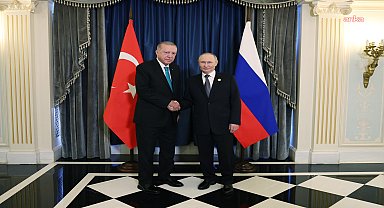Cumhurbaşkanı Erdoğan, Rusya Devlet Başkanı Putin ile görüştü