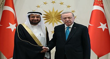 Cumhurbaşkanı Erdoğan, Suudi Arabistan Hac ve Umre Bakanı Rabia'yı kabul etti 