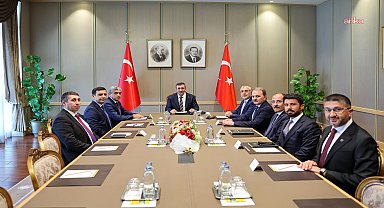 Cumhurbaşkanı Yardımcısı Yılmaz, Azerbaycan Çalışma ve Halkın Sosyal Koruması Bakanı Aliyev ile görüştü
