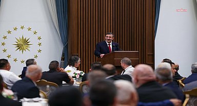 Cumhurbaşkanı Yardımcısı Yılmaz, KKTC'den gelen muhtarları ağırladı