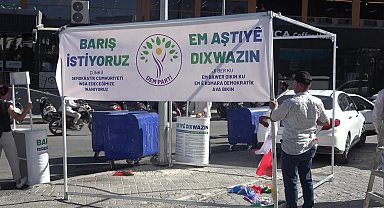 DEM Parti’den Adıyaman’da ‘barışa imza at’ kampanyası