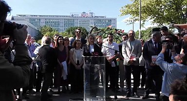 Dilek Kaya İmamoğlu: 6 aydır birbirimize tutunuyor, milletimizden güç alıyoruz. Bu adaletsizliğin artık son bulmasını istiyoruz