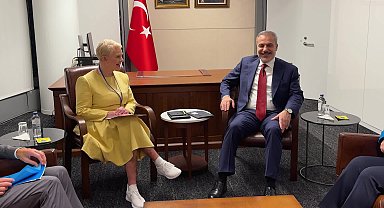 Dışişleri Bakanı Fidan, BM Dünya Gıda Programı İcra Direktörü Cindy McCain’i kabul etti