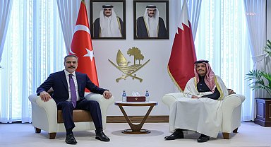 Dışişleri Bakanı Fidan, Katar Başbakanı Al Sani ile görüştü 