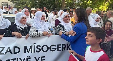 Diyarbakır’da 1 Eylül Dünya Barış Günü yürüyüşü… DEM Parti Eş Genel Başkanı Tülay Hatimoğulları: Şunu çok iyi biliyoruz ki ne barış ne demokrasi bizlere altın tepsiyle sunulmayacak