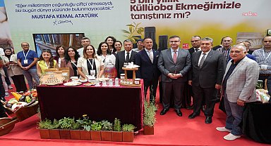 Eskişehir 6. Tarım Fuarı’nda Büyükşehir Belediyesi standına yoğun ilgi