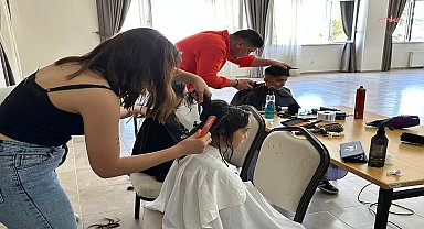 Eskişehir'de ücretsiz saç kesimleri tamamlandı