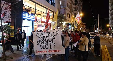 Eskişehir'de üniversite öğrencileri CHP İstanbul İl Başkanlığında yaşananları protesto etti