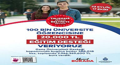 Genç Üniversiteli Desteği için başvurular 23 Eylül’de başlıyor... İBB, 2025-2026 eğitim öğretim döneminde 100 bin öğrenciye destek olacak 